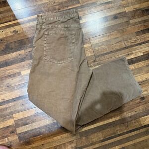 J. Crew Straight Corduroy Pants Mens 35x30 Brown‎ Casual Everyday